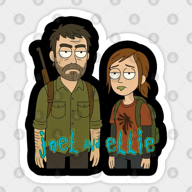Multiverse Mix: Joel and Ellie Sticker by Tv Moments